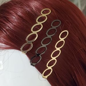 Hair Clip SILVER Hairpin Rings Elegant No-Pull